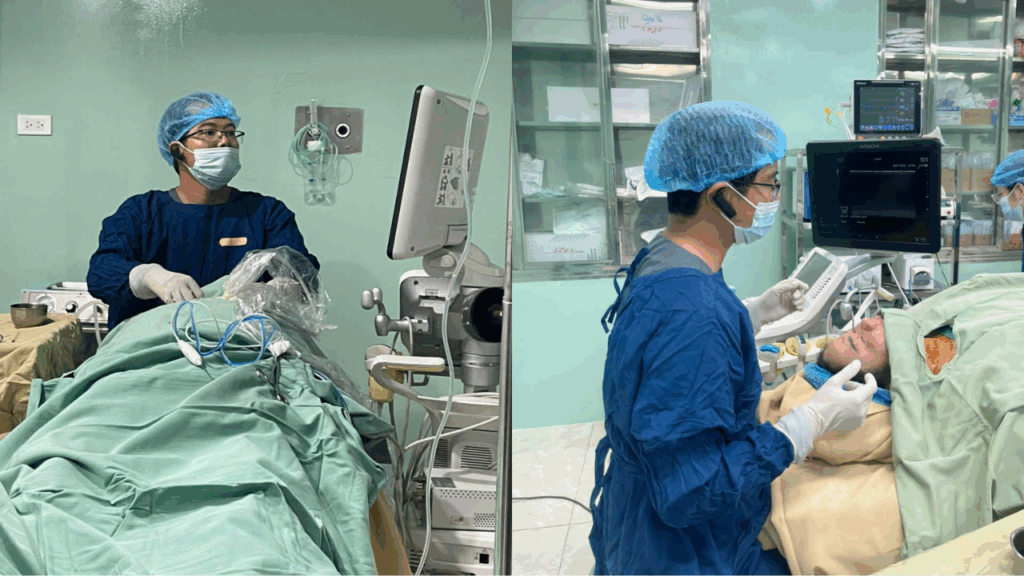 BS Toàn luôn là người trực tiếp thực hiện các ca điều trị